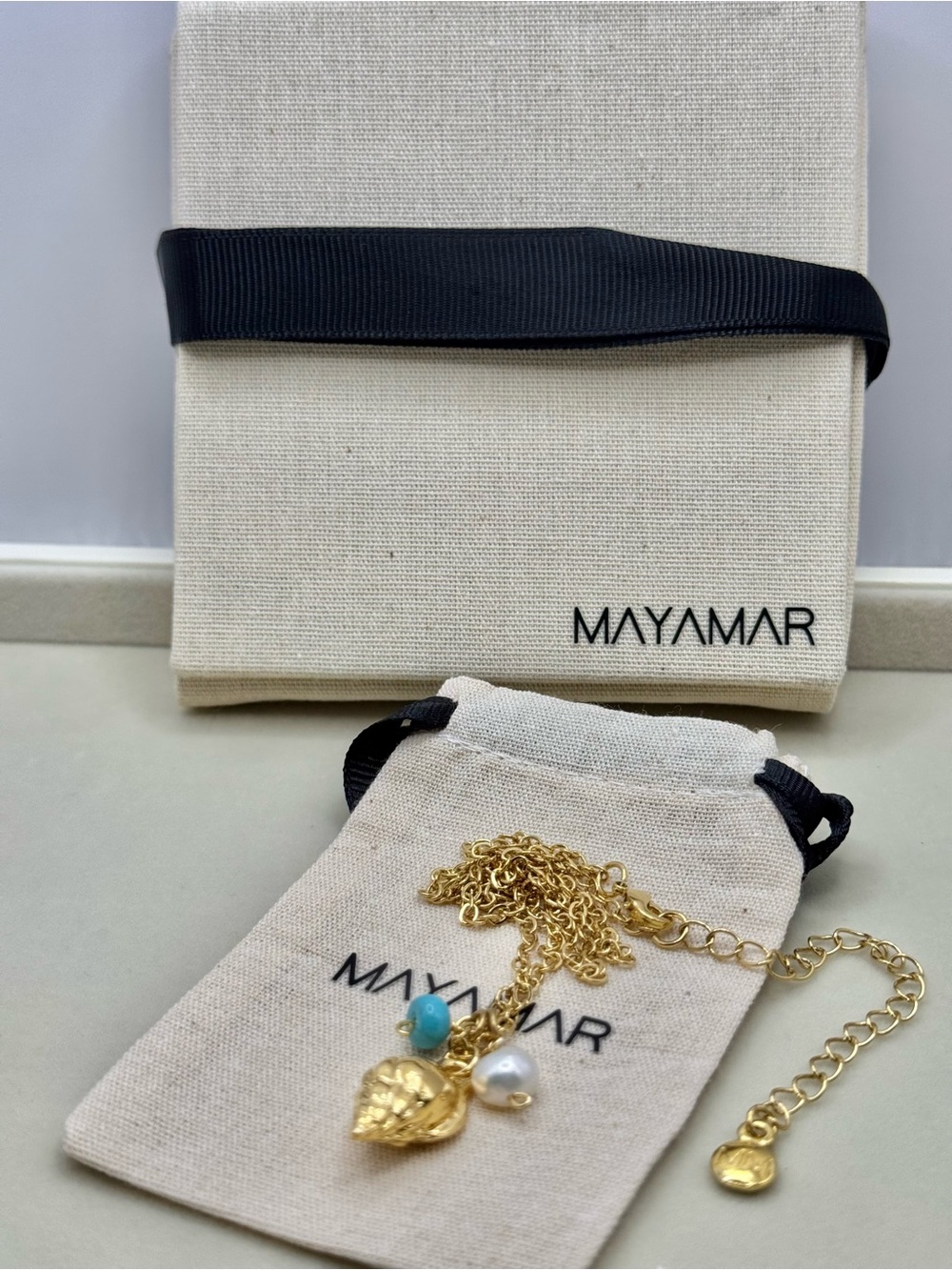 MAYAMAR Conch Shell Necklace NEW - Picture 4 of 4